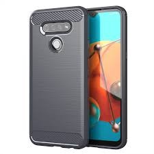 CASE LG K51 / Q51 / K61 / Q61 / K92 THINQ SILICONE CARBON FIBER TPU DRAWING SLIM CASE #PNEW