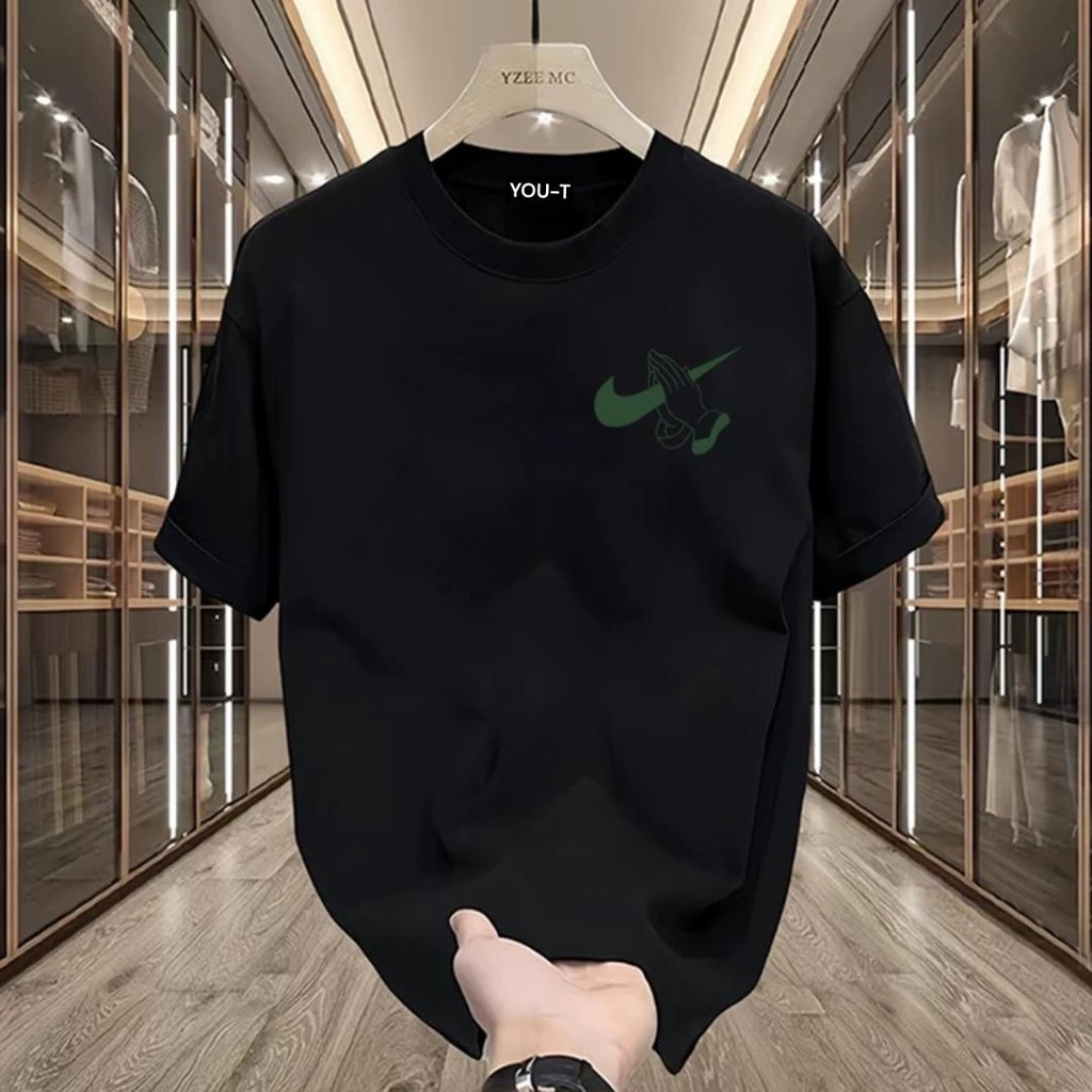 BASIQUE/Kaos atasan wanita korea style/baju oversize/atasan katun bangkok/atasan wanita premium/PRAY