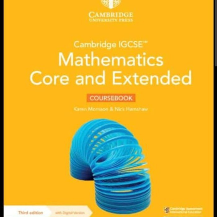 

buku cambridge igcse mathematics core and extended coursebook