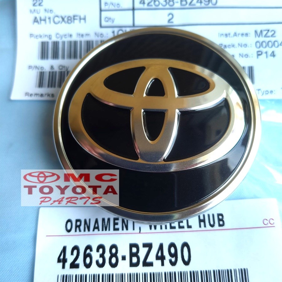 Dop Roda Cover Tutup Wheel Original New Agya Calya Raize Avanza 42638-BZ490