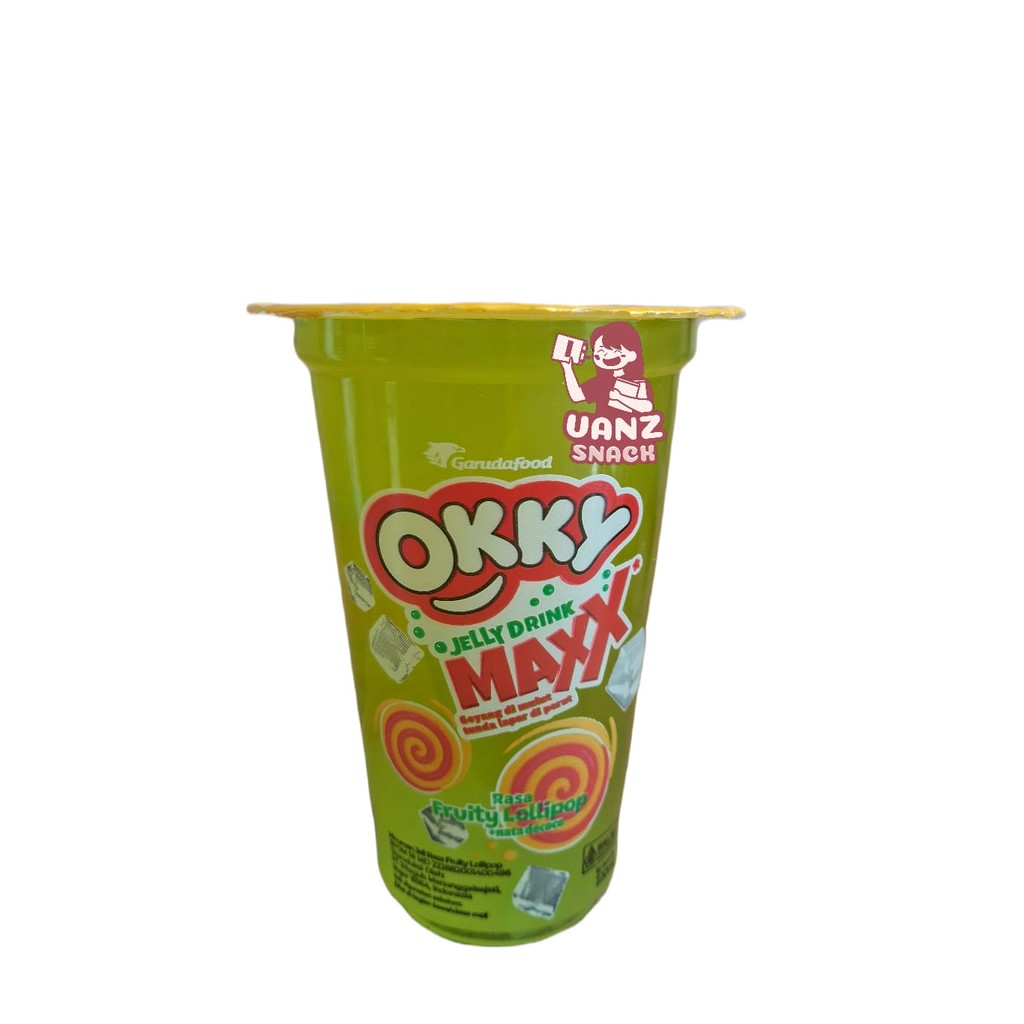 

Garudafood Okky Jelly Drink Maxx isi 220 ml Goyang di mulut tunda lapar di perut