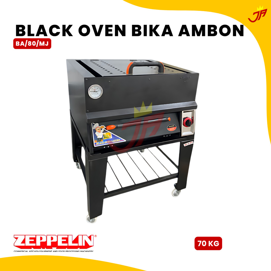 ZEPPELIN Black Oven Bika Ambon BA/80/MJ /  Oven Gas Bika Ambon BA/80/MJ