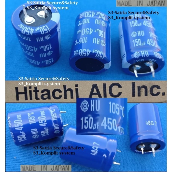 Elko 150uf 450V 450VDC Elco 150 uf 450 V Paku