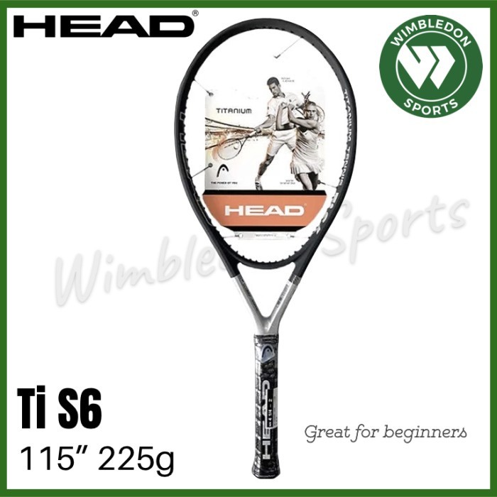 Terlaris  -PROMO Raket HEAD TI S6 / Raket tenis HEAD TI S6 /TITANIUM S6 ORI