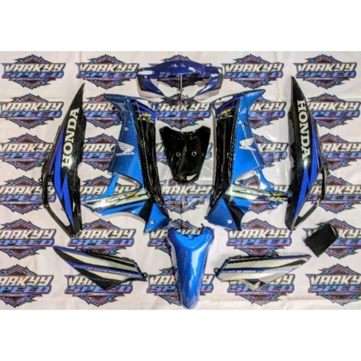bodi halus supra x 125 lama old set kap supra x 125 lama dek bodi set supra x 125 set halus komplit 