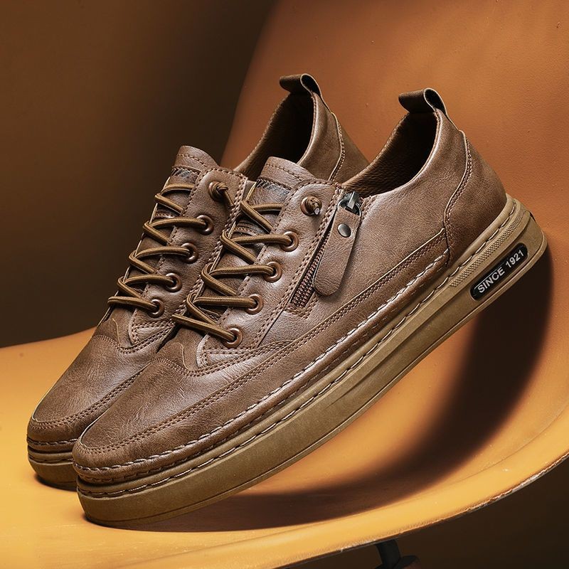 [CUCI GUDANG] Sepatu Sneaker Full Kulit Import Original Kulit Full Hitam Tripel Jahitan TERBARU