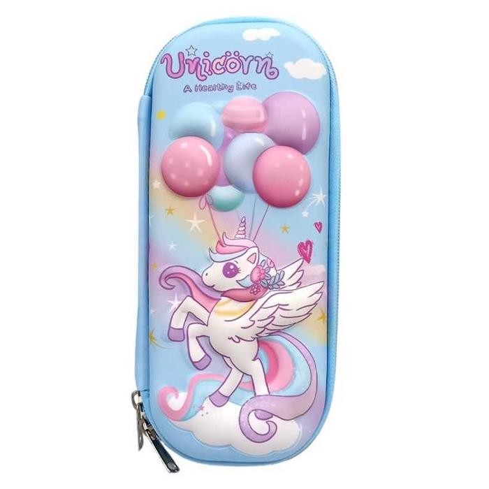 

[[New Collection Kids]] KOTAK PENSIL TIMBUL EMBOS EVA 3D MOTIF COWOK TEMPAT PENSIL ANAK SEKOLAH WATERPROOF Alat Karet Tulis Stationery Stick - UNIQORN SERIES