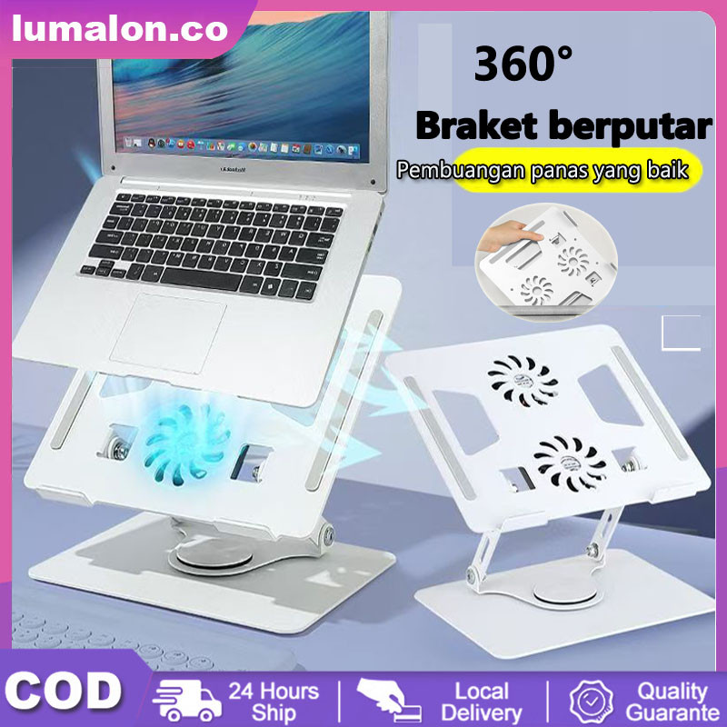 Dudukan Laptop Portabel Dudukan Laptop Putar Dudukan Laptop Aluminium Dudukan Laptop Portabel / Dudu