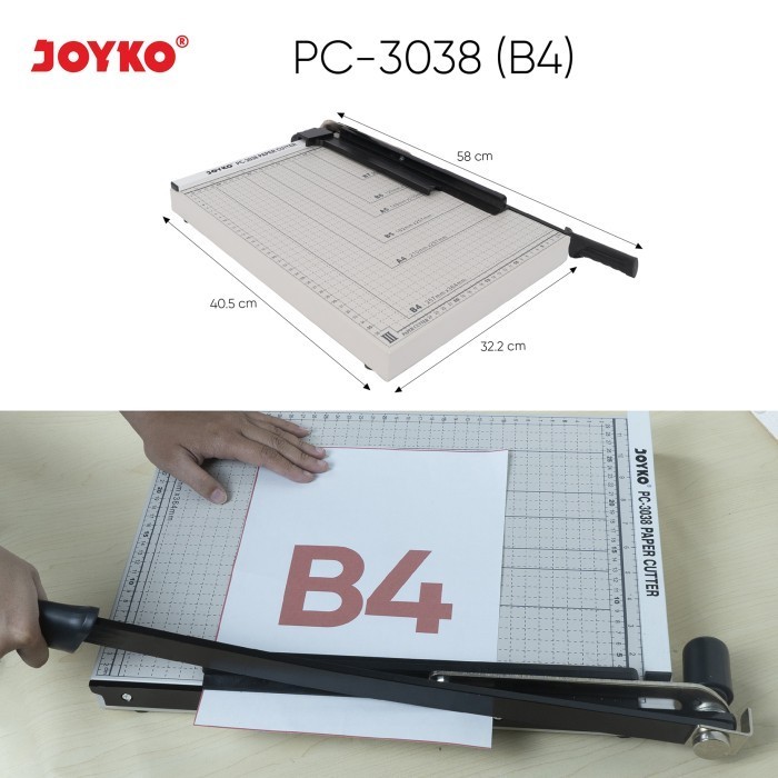 

Pemotong Kertas / Paper Cutter Joyko - PC-3038/B4