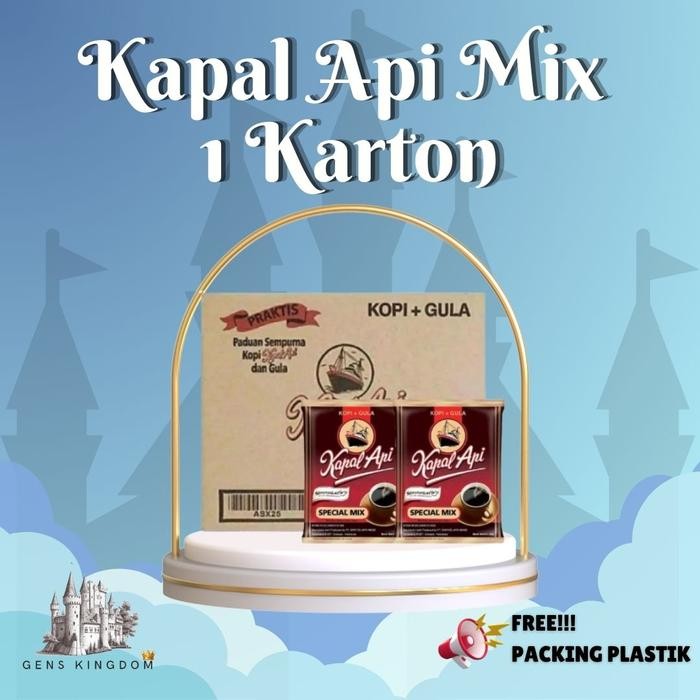 

ABN03 - KOPI KAPAL API MIX SPECIAL 1 KARTON PACKING PAKAI DUS