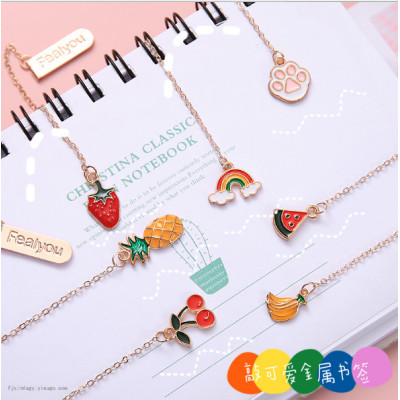 

Pembatas Buku Karakter Korean Ins Cartoon Metal Pendant Bookmark 609
