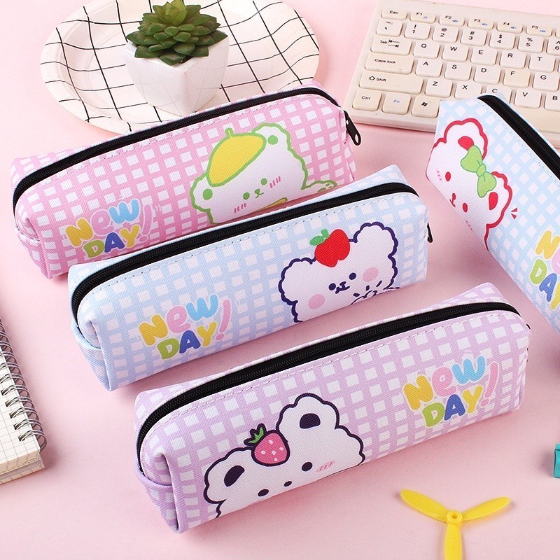 

Tas Pensil Tempat Alat Tulis Motif Beruang New Day Fashion Korea 901