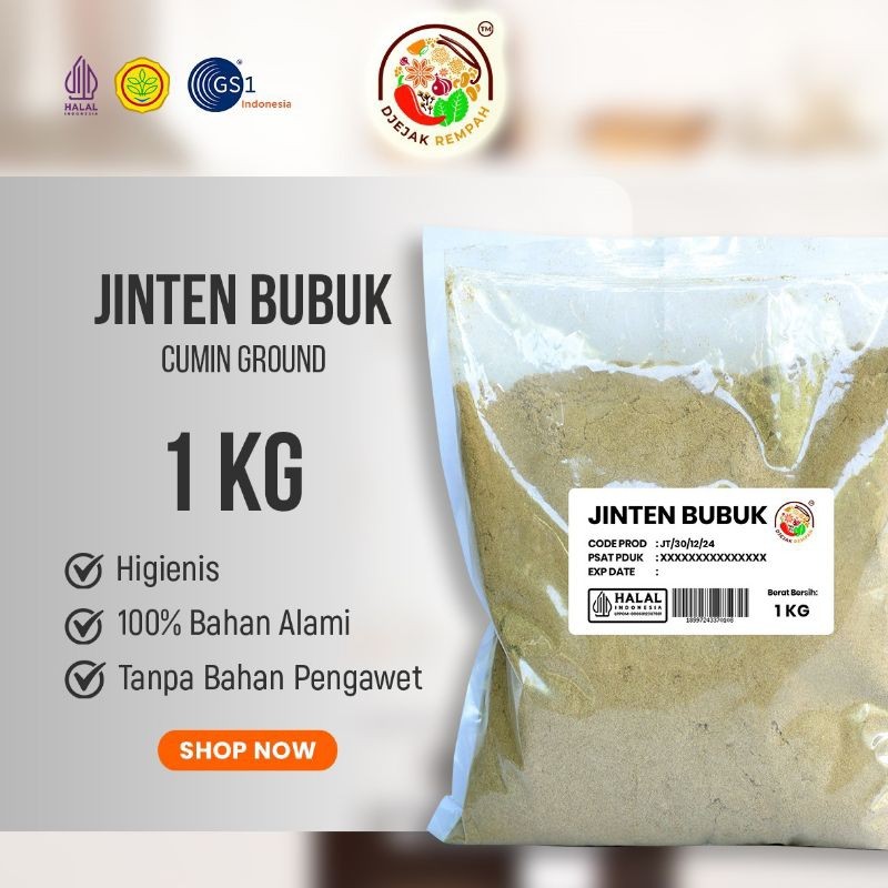 

Jinten Bubuk / Cumin Powder Premium(Kemasan 100 Gr - 1000 Gr)