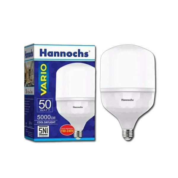 Bohlam Bola Lampu LED 50w 50watt 50 Watt Hannochs Vario LED Cahaya Putih