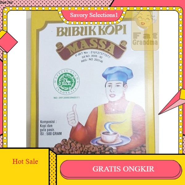 

【SAVORY】 FLASH SALE!! Kopi Bubuk Medan Siantar Kok Tong Kasar isi 500 Gram