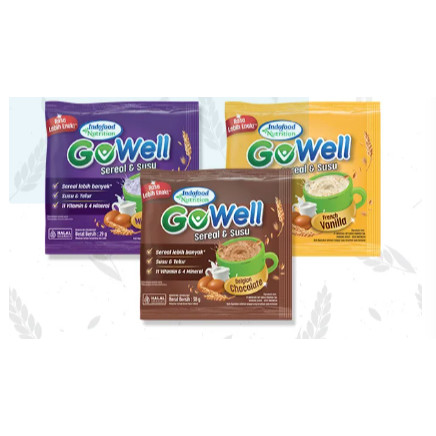 

GOWEL Sereal & susu 4 varian rasa 29g