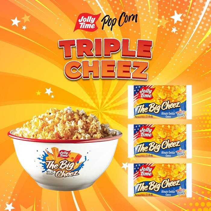 

Jolly Time Mircowave Popcorn Triple Pack - live - Triple Cheez