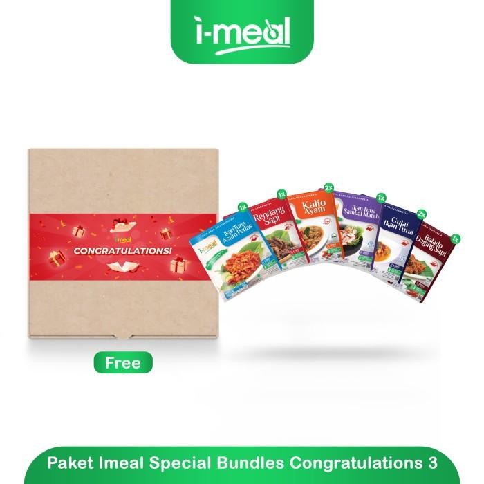 

Paket I-Meal Special Bundles Congratulations 3 Siap Makan