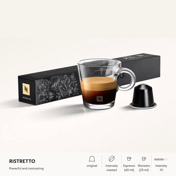 

Nespresso Ristretto Coffee Capsule / Kapsul Kopi - 10 capsules