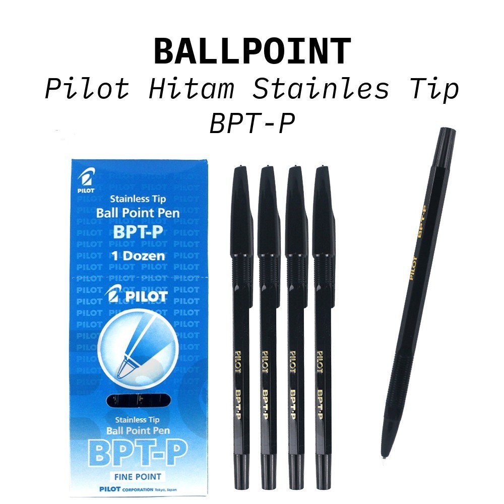 12PCS Ballpoint BPTP PILOT / 1PAK Pulpen BPTP PILOT