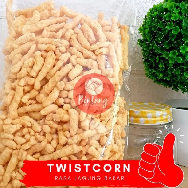 

TWIST CORN JAGUNG BAKAR / TWIS BALADO TES 250gr