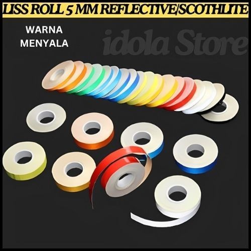 Sticker Stiker Sticker List Velg Roll Gulung Motor Mobil variasi Stiker Vlag Motor UNGU