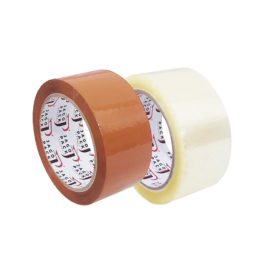 

Lakban Cokelat - Lakban Bening Jago Pack Indonesia 45 mm x 100 yard - Lakban Daya Rekat Berkualitas