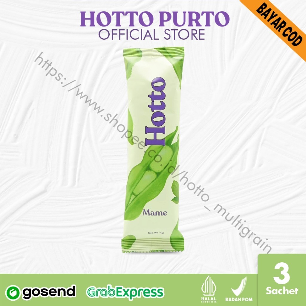 

Hotto Mame 3 Sachet Protein Multigrain with EDAMAME Official Store Jakarta - Hotto Official Shop