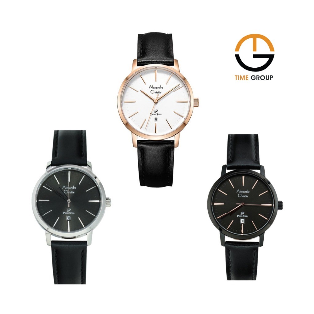 JAM TANGAN WANITA ALEXANDRE CHRISTIE PRIMO AC1028 AC 1028 LD LEATHER