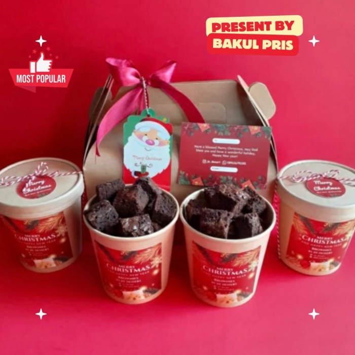 

Hampers Kue Brownies Natal 2024 Christmas Hampers Brownies Bites Ready - 1 CUP Browbites
