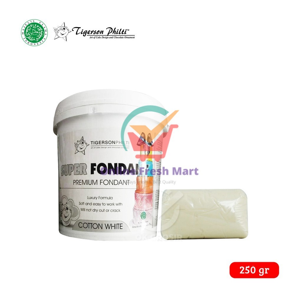 

Tigerson Fondant White (250 gr) - Online Fresh Mart Denpasar