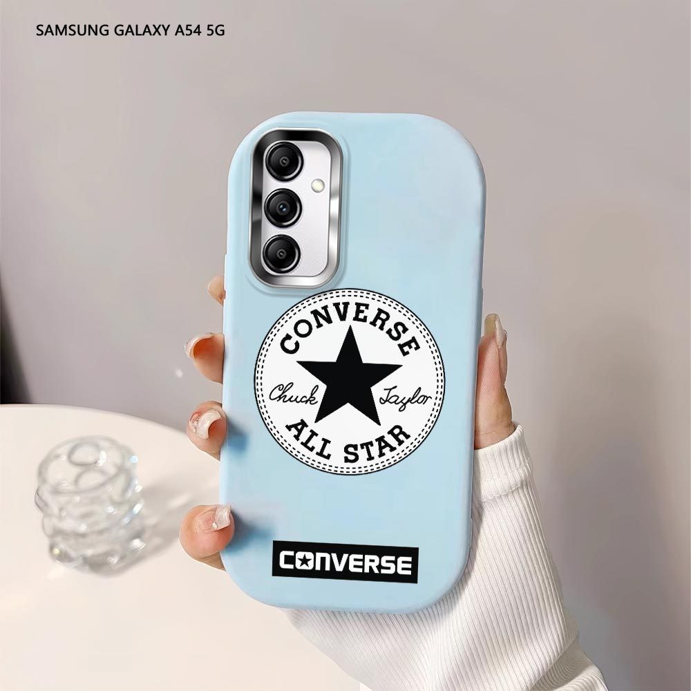 Softcase Hp Samsung Galaxy A54 A34 A14 5G A24 4G Converse Pentagram Back Cover Case Soft Original Li