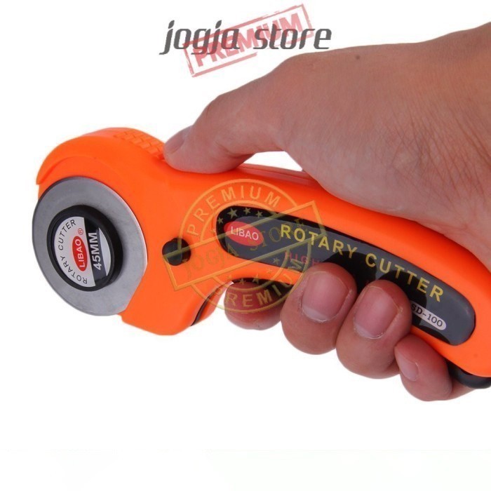 

Cutter Rotary Roller Blade 45mm Pemotong Pisau Bulat Putar- Orange