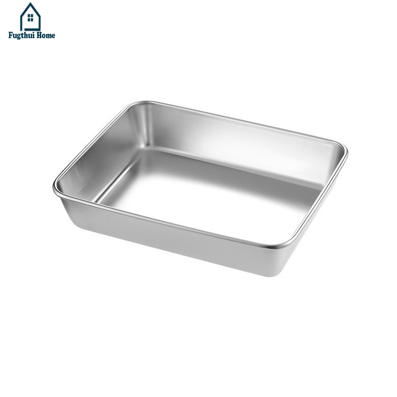 Nampan Stainless Steel / Stainless 304 Kotak / Nampan Baki Stainless Steel / Nampan Kotak Stainless 