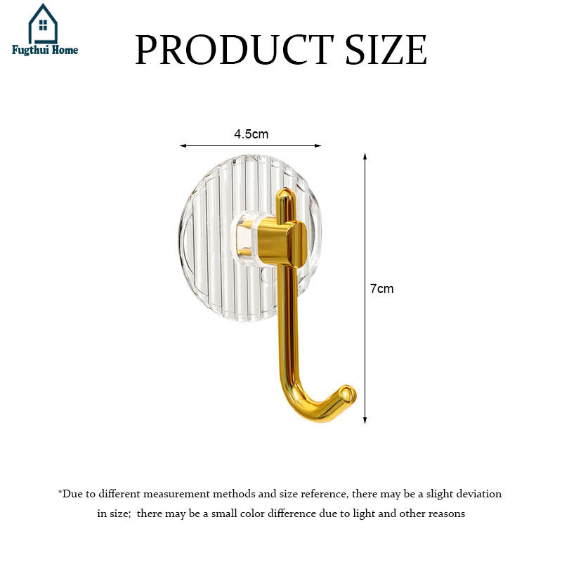 Anting-anting kait plastik mewah ringan gaya Ins, kalung kait kait anti air tanpa lubang Fugthui