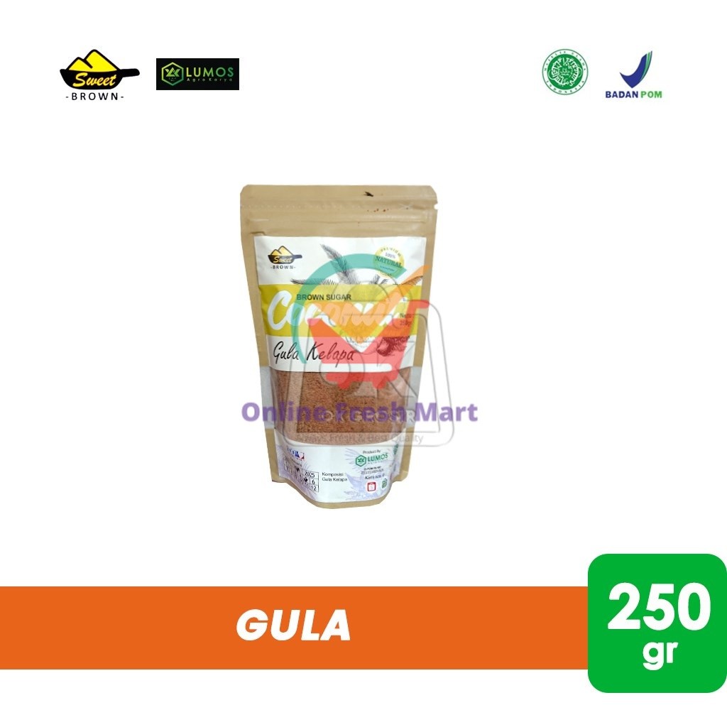 

Gula Kelapa Organik Coconut Sugar Sweet Brown Lumos (250 gr) - Online Frseh Mart Denpasar