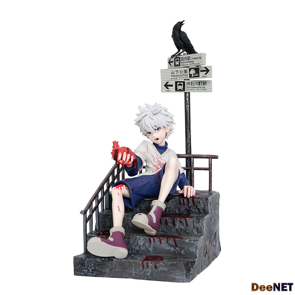 Killua Zoldyck Red Stone Hunter X Hunter 34cm Action Figure PVC D-FGA421