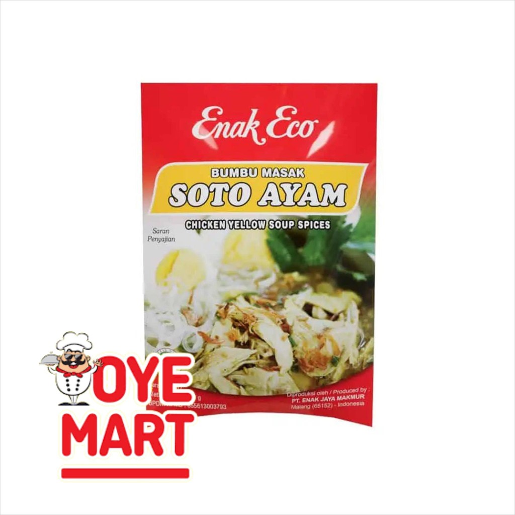 

ENAK ECO BUMBU MASAK SOTO AYAM 70GR/ BUMBU INSTAN