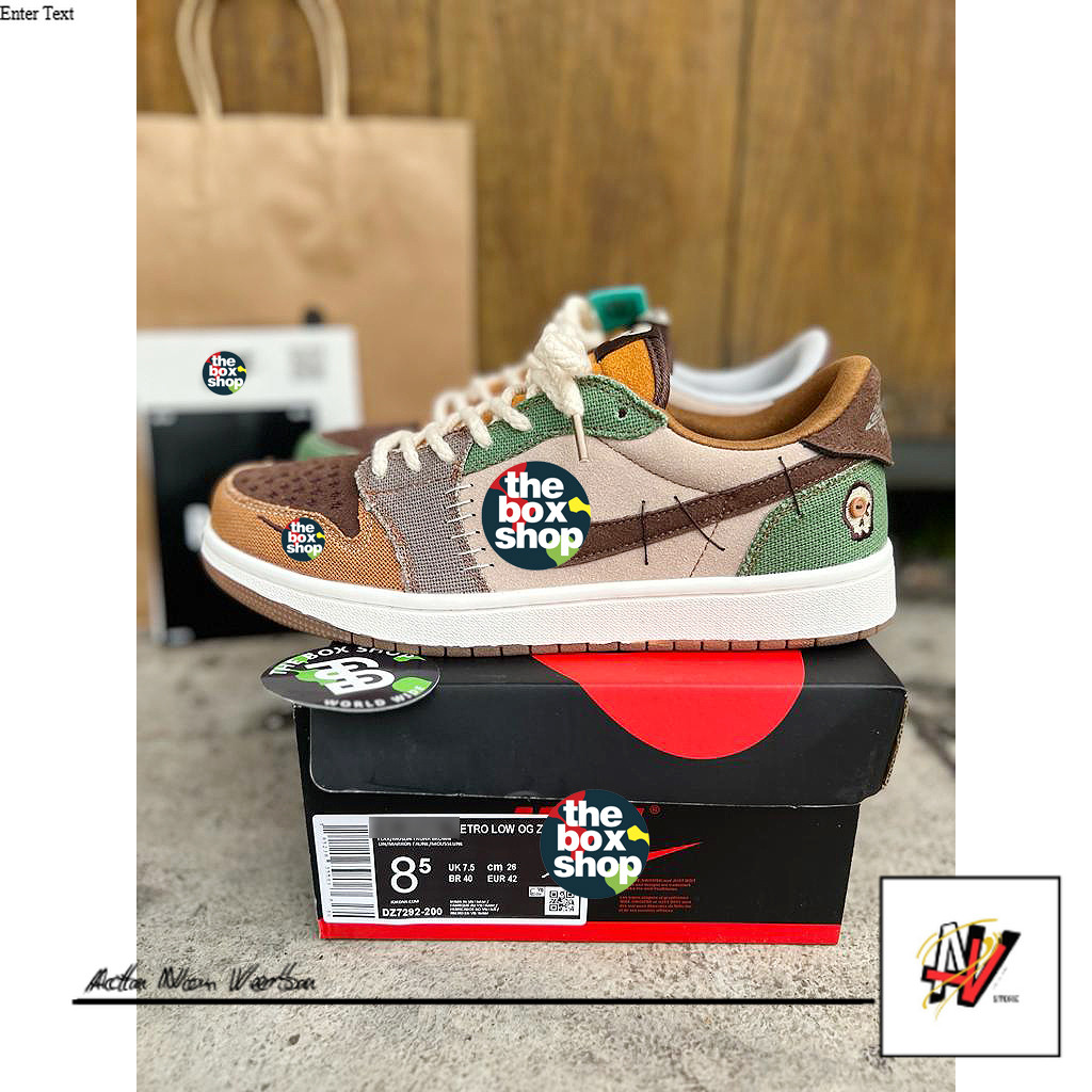 Sneakers pria Zion Williamson x Low OG “Voodoo”