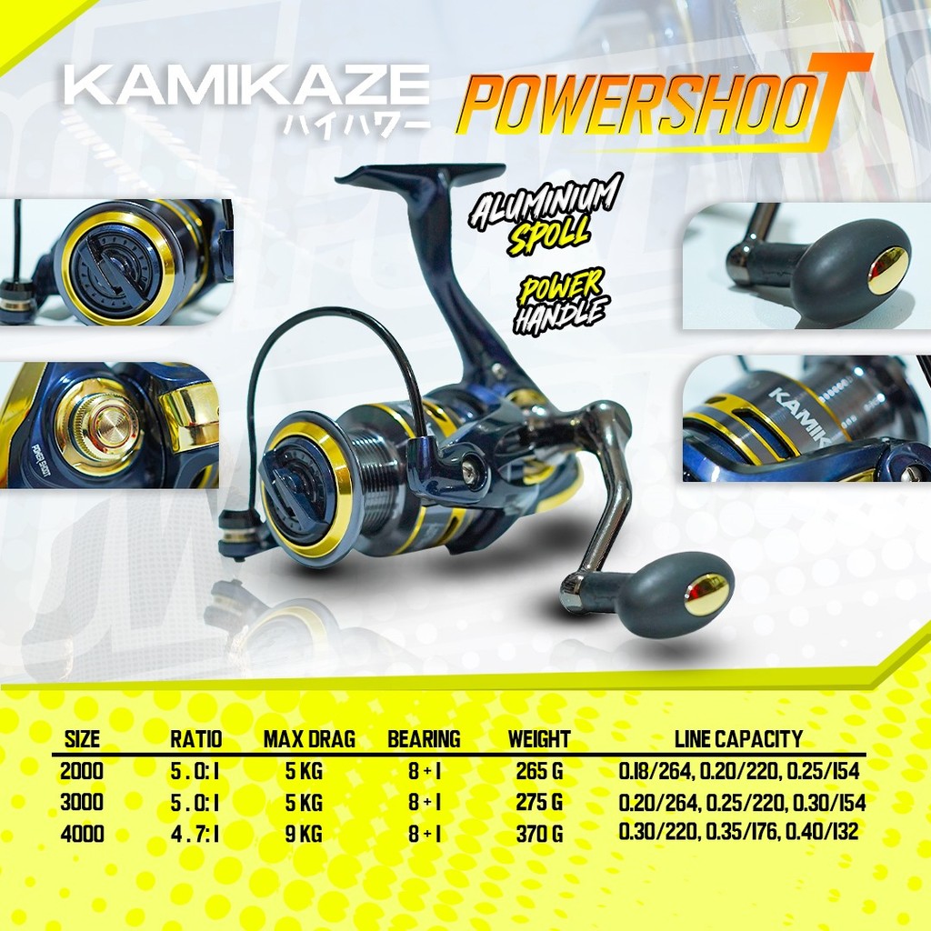 REEL KAMIKAZE POWER SHOOT