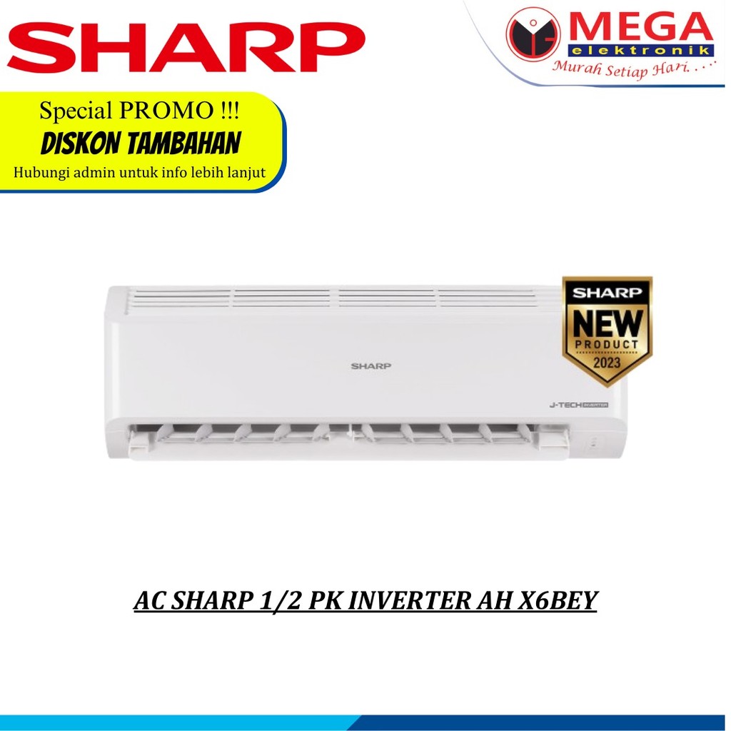 AC SHARP 1/2 PK INVERTER AH X6BEY