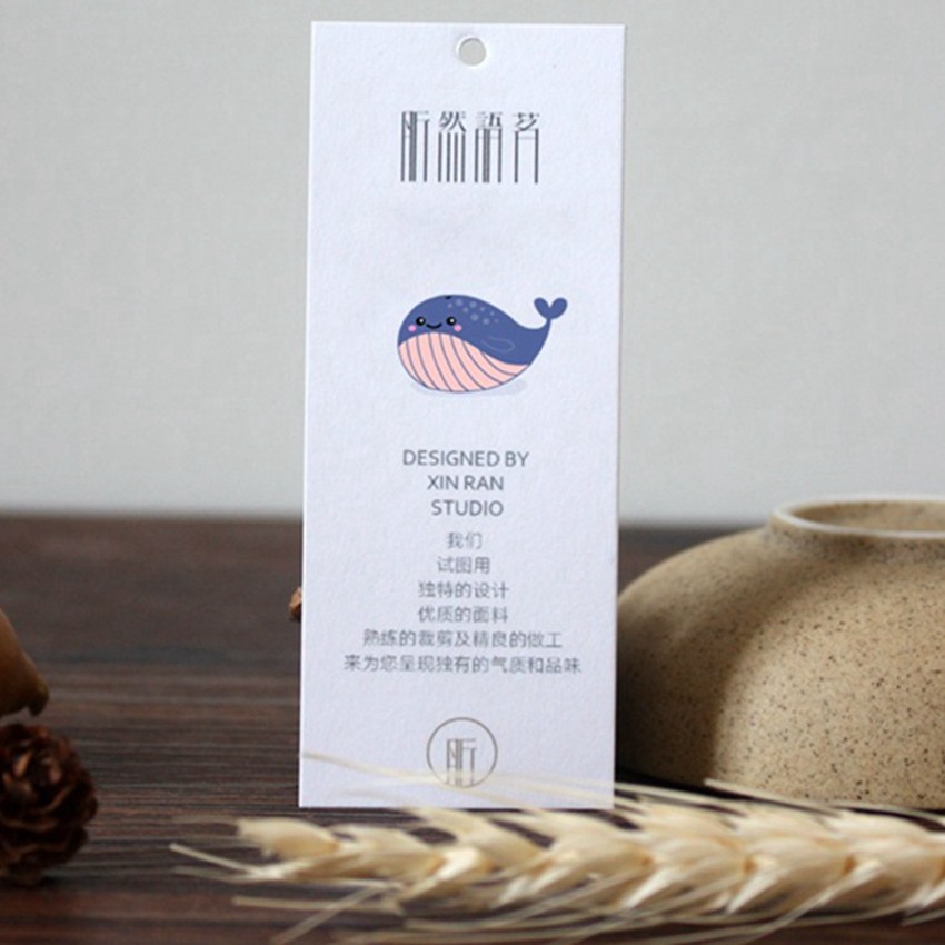 

300gs paper custom clothing paper hang tag flower tags printing designer hang tags logo tag