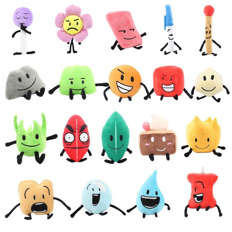 Hot Sale Dog Plush Toys Bfdi Plushie Battle for Dream Island Plush Toy Stuffed Animal Cartoon Plant 