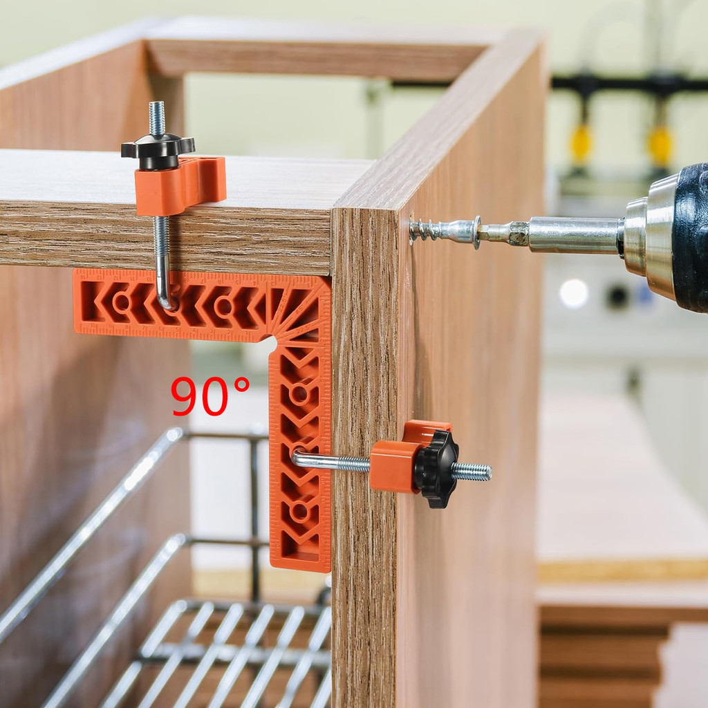 

90° Right Angle Locator Clamps For Woodworking Securing Clip Multifunctional L-shaped Right Angle Locator Hand Tool