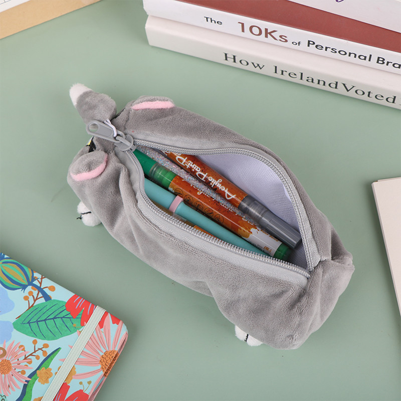 

Cartoon Tom Cat Pencil Case Cosmetic Bag Storage Bag Cute Plush Pen Pouch Large Capacity School Supplies Stationery Storage Box