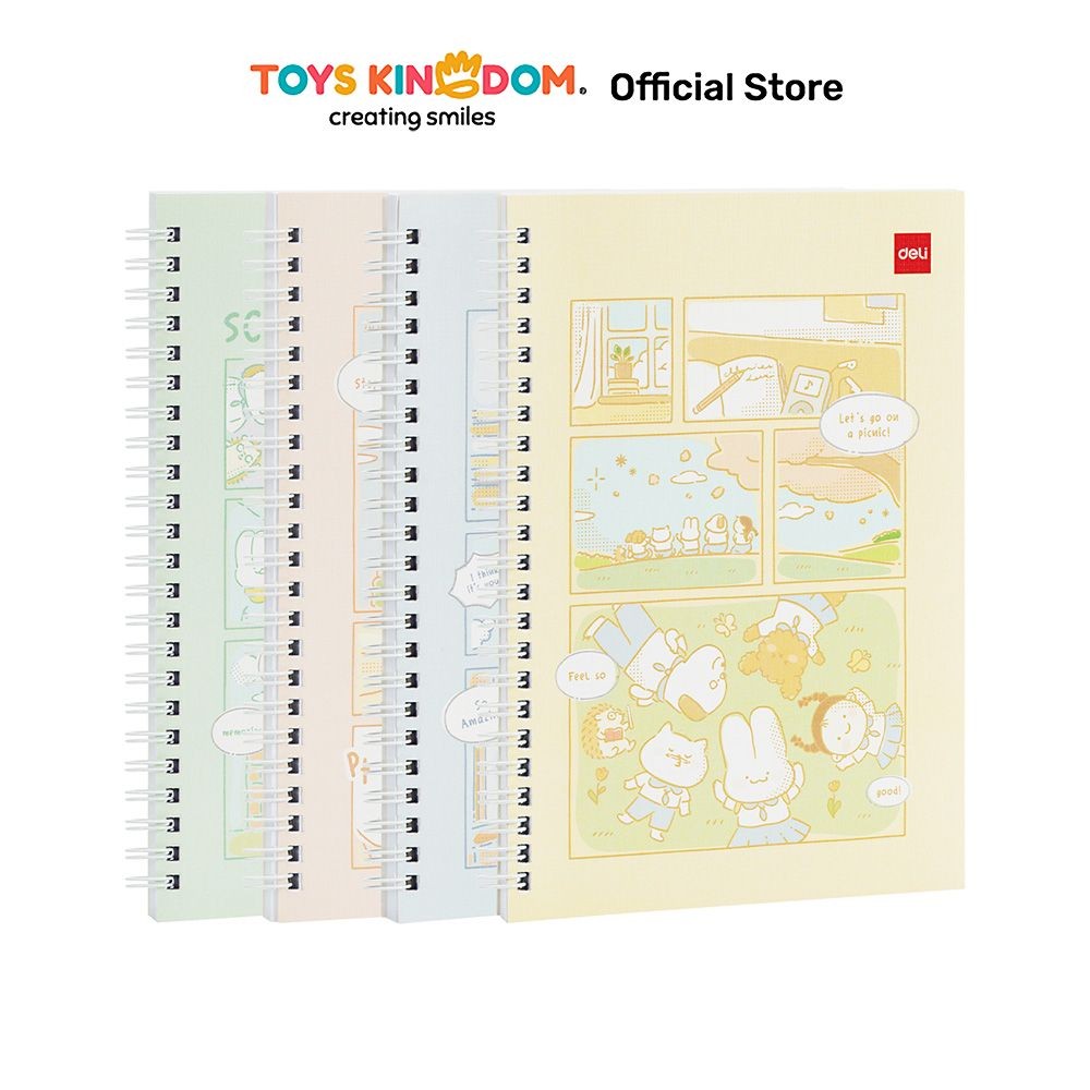 

Toys Kingdom Deli Notebook Spiral School Life Ela560 Random Buku Tulis Catatan Diary Weekly Planner Agenda Journal Perlengkapan Alat Tulis