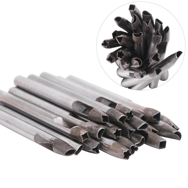 

1Pcs Leather Hole Punch Steel Tool Flower Shape Hole Puncher Leather DIY Belt Hole Making Leather Craft Tool