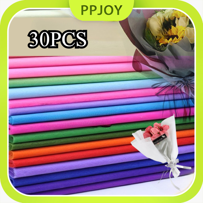 

KERTAS BUNGA COTTON PAPER TISSUE KERTAS TISU BUKET BUNGA FLOWER WRAPPING BUKET BUNGA(30PCS)