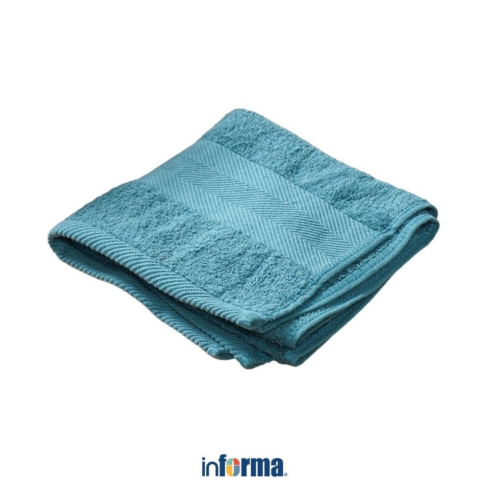 Informa 40x70 cm Tarve Handuk Tangan - Hijau Hand Towel Kain Rumah Waslap Lap Tangan Kain Lap Mandi