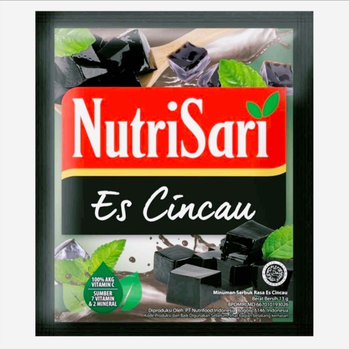 

Nutrisari Es Cincau Renceng Renteng (isi 10 Sachet)